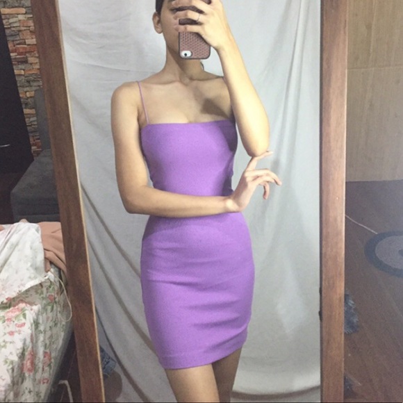 Zara Dresses & Skirts - Zara Ribbed Purple Tank Dress